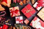 birds eye view of presents