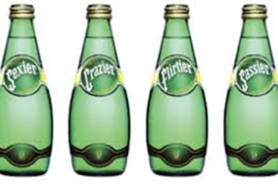 Perrier social distancing logo