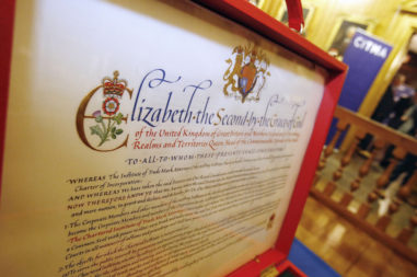 Royal Charter document CITMA background