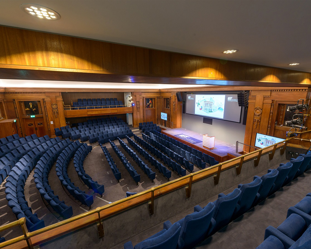IET conference venue balcony